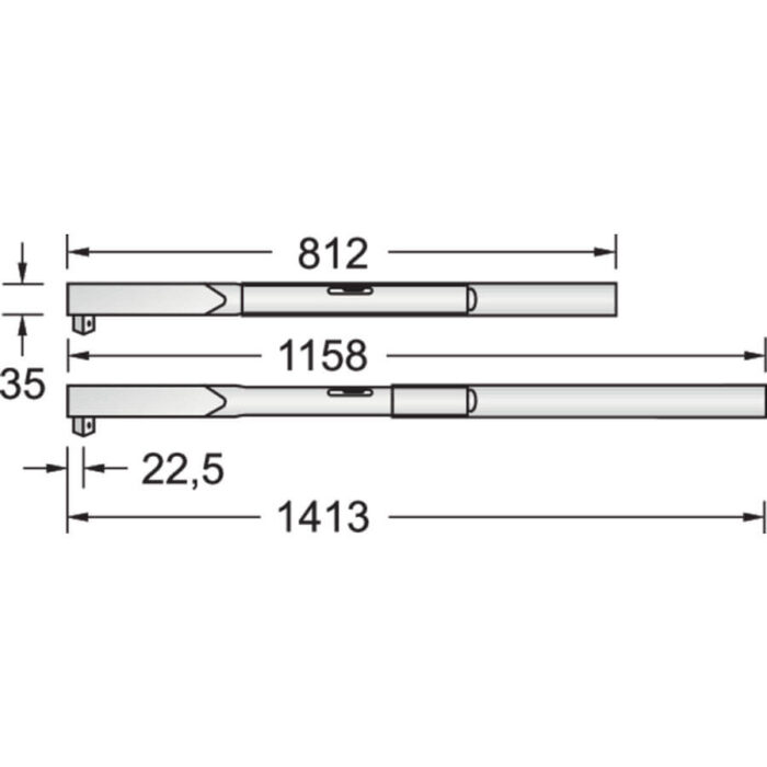 ترکمتر آلومینیومی 520 تا 1000 نیوتون متر دو جهته گدور - Image 6