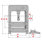 مشخصات پرس دروازه ای کوتاه 15 تن مگا اسپانیا
