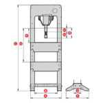 ابعاد جک دروازه ای پمپ جدا مگا اسپانیا