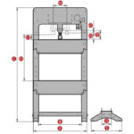 ابعداد پرس دروازه ای عریض