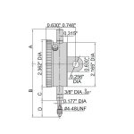 ساعت اندیکاتور اینچی اینسایز مدل 105-2307 - Image 2