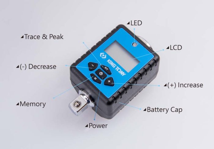 آداپتور دیجیتال 6 الی 30 نیوتن متر کینگ تونی درایو 1/4 - Image 2