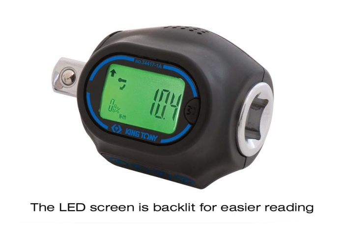 آداپتور دیجیتال گشتاور زاویه سنج 40 تا 200 نیوتن متر کینگ تونی درایو 1/2 - Image 3