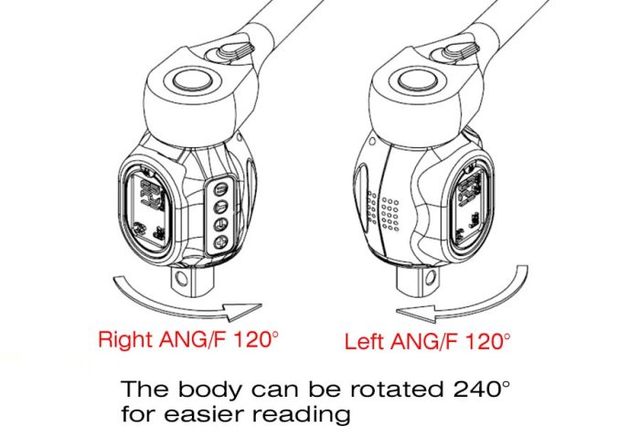 آداپتور دیجیتال گشتاور زاویه سنج 40 تا 200 نیوتن متر کینگ تونی درایو 1/2 - Image 5