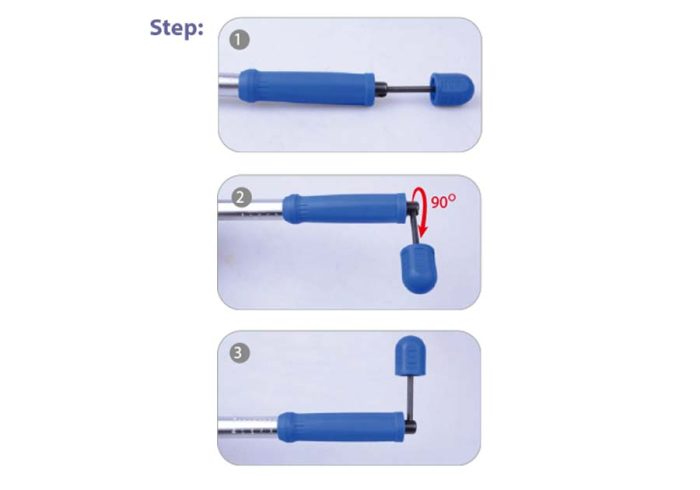 آچار ترکمتر کلاسیک کینگ تونی 2.5 الی 11 نیوتن متر درایو 1/4 - Image 2