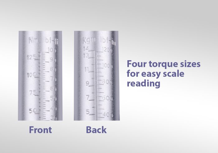 آچار ترکمتر کلاسیک کینگ تونی 2.5 الی 11 نیوتن متر درایو 1/4 - Image 3