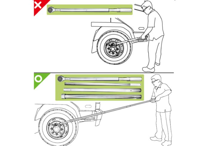 آچار ترکمتر جغجغه ای کینگ تونی 500 الی 2500 نیوتن متر درایو 1 اینچ - Image 3