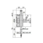 ساعت اندیکاتور دیجیتال اینسایز مدل 101-2112 - Image 2