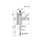 ساعت اندیکاتور عقربه ای اینسایز مدل 25-2302 - Image 2