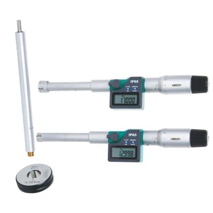 ست میکرومتر سه فک داخل دیجیتال 20-12 میلی متر اینسایز مدل 202-3127 آچار فروش