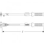 ترکمتر کرنومتری 20 تا 120 نیوتن متر 1/2 اینچ هازت مدل 5121-2CLT - Image 5