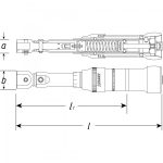ترکمتر سره خور 40 تا 200 نیوتن متر هازت درایو 18*14 مدل 1CT-6292 - Image 2