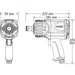 بکس بادی هازت درایو 1 اینچ مدل 9014TT - Image 3
