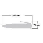 پیچگوشتی بادی مستقیم کلاچ دار شینانو مدل SI-1161 - Image 2