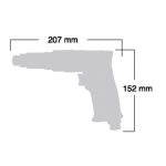 پیچ گوشتی بادی هفتیری کلاچ دار شینانو مدل SI-1166A - Image 2