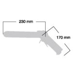 سنباده بادی نواری دسته بلند سر گردون شینانو مدل SI-2700L - Image 2