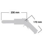 سنباده بادی نواری دسته بلند سر گردون شینانو مدل SI-2700LS - Image 2