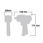 بکس بادی درایو 1/2 شینانو مدل SI-1610 - Image 3