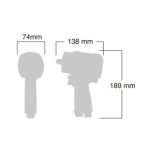 بکس بادی کوچک سوپر قوی شینانو 1/2 مدل SI-1460SR - Image 3