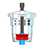 پولی کش سه شاخ ریلی 135 میلیمتر فورزا مدل 2415T - Image 3