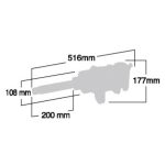 بکس بادی شفت بلند درایو 1 اینچ شینانو مدل SI-1876 - Image 3