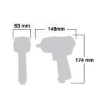 بکس بادی درایو 3/8 اینچ شینانو SI-1605 - Image 3