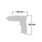 دریل بادی چپ گرد راستگرد شینانو مدل SI-5405 - Image 2