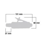 فرز انگشتی بادی بدنه فلزی شینانو مدل SI-2001S-6 - Image 2