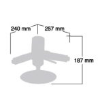 پولیش 180 میلیمتر دیسکی شینانو مدل SI-2400 - Image 3