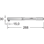 ترکمتر آلومنیومی 6 تا 30 نیوتن متر گدور مدل 01-8554 - Image 4