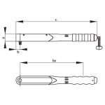 ترکمتر آلومنیومی 300 نیوتن درایو 1/2 گدور مدل 001-8562 - Image 7