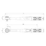 ترکمتر 300 نیوتن جغجغه ای گدور مدل DMK 300 - Image 3