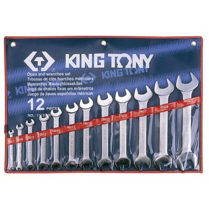 آچار دو سر تخت 12 عددی کینگ تونی مدل 1112MR آچار فروش