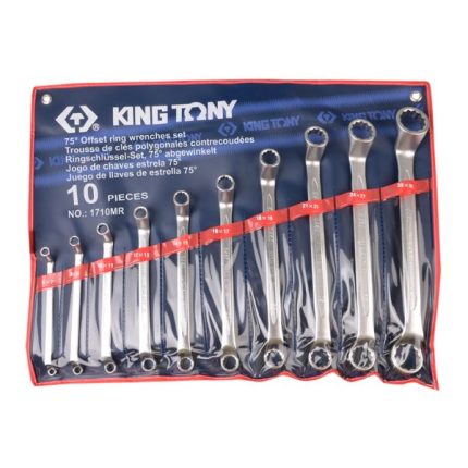 آچار دو سر رینگ 10 عددی کینگ تونی مدل 1710MR آچار فروش