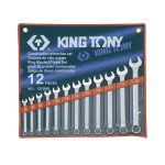 آچار یکسر رینگ کیفی 12 عددی کینگ تونی کد 1212MR آچار فروش