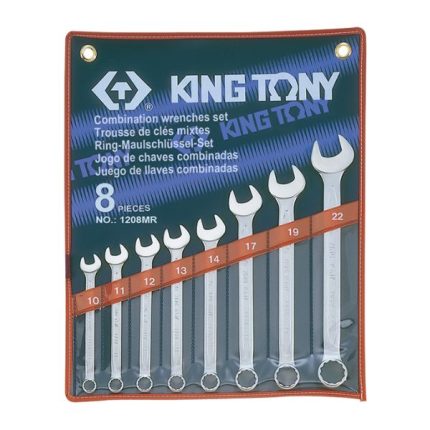 آچار یکسر رینگ کیفی 8 عددی کینگ تونی کد 1208MR آچار فروش