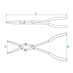 دمباریک فوق بلند سر کج مدل 6339-13C - Image 2