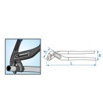 انبر کلاغی مدل آلمانی کینگ تونی 10-6516 - Image 2