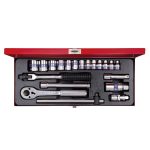 جعبه بکس 20 پارچه درایو 3/8 کینگ تونی 3020MR02 آچار فروش