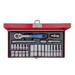 جعبه بکس 26 پارچه درایو 1/4 کینگ تونی مدل 2526SR آچار فروش