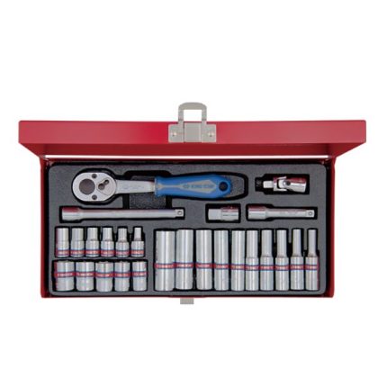 جعبه بکس 26 پارچه درایو 1/4 کینگ تونی مدل 2526SR آچار فروش