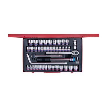 جعبه بکس اینچ و میلیمتر درایو 1/2 کینگ تونی مدل 4044CR آچار فروش