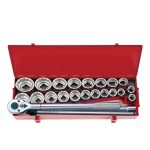 جعبه بکس اینچ و میلیمتری درایو 3/4 کینگ تونی مدل 6224CR آچار فروش