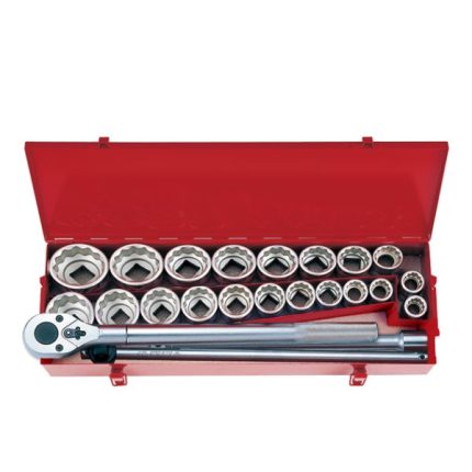 جعبه بکس اینچ و میلیمتری درایو 3/4 کینگ تونی مدل 6224CR آچار فروش