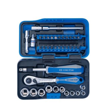 جعبه بکس درایو 1/4 کینگ تونی سری اتم 2539MR-AM آچار فروش