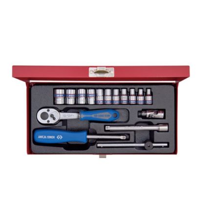 جعبه بکس میلیمتری 1/4 درایو کینگ تونی مدل 2516MR اچار فروش