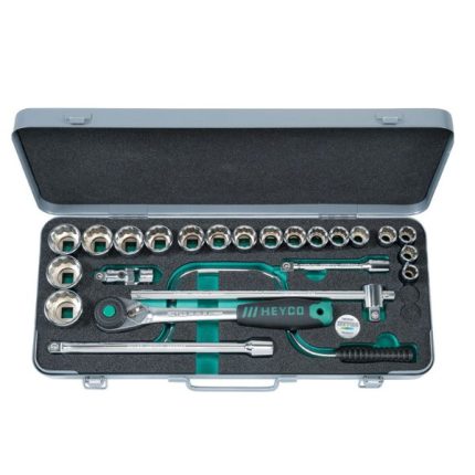 جعبه بکس میلیمتری درایو 1/2 هایکو آلمان 24 پارچه آچار فروش