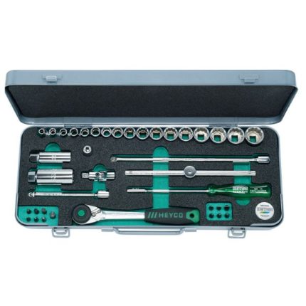 جعبه بکس میلیمتری درایو 3/8 هایکو آلمان 39 پارچه آچار فروش