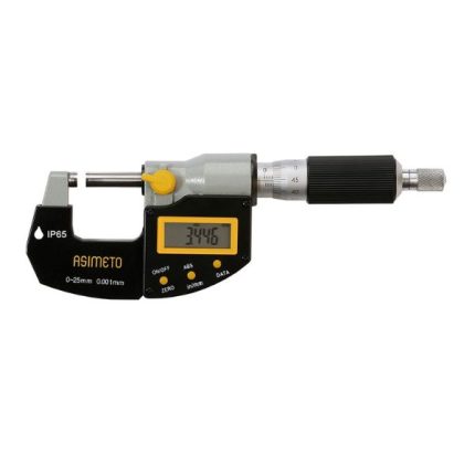 میکرومتر خارج سنج دیجیتال ضدآب 25-0 اسیمتو مدل 5-01-105 آچار فروش
