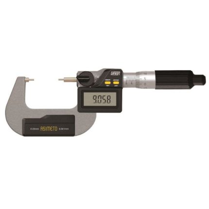 میکرومتر دیجیتال شیار 25-0 اسیمتو 2-01-118 آچار فروش